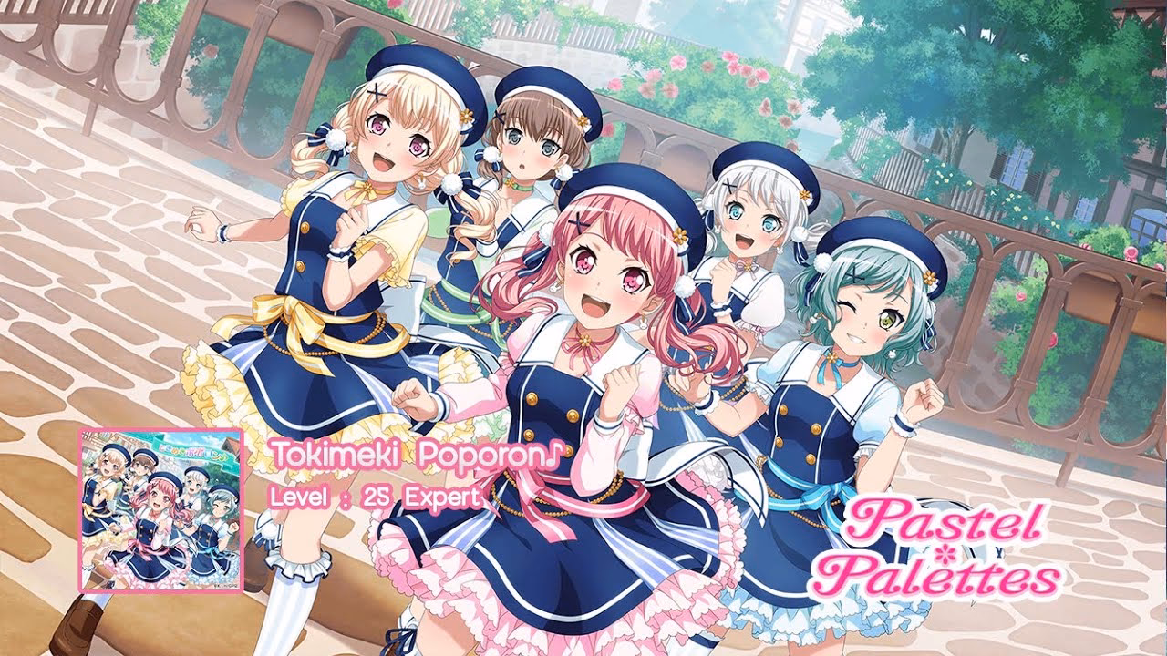 How many colors are in the anime paste palette?