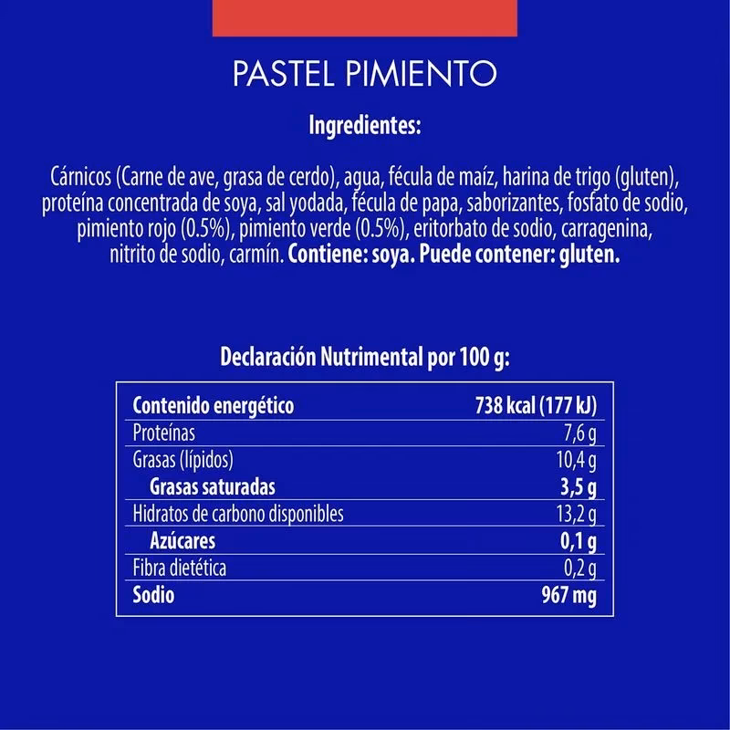 ¿Cuáles son los ingredientes para un pastel de 6 porciones?