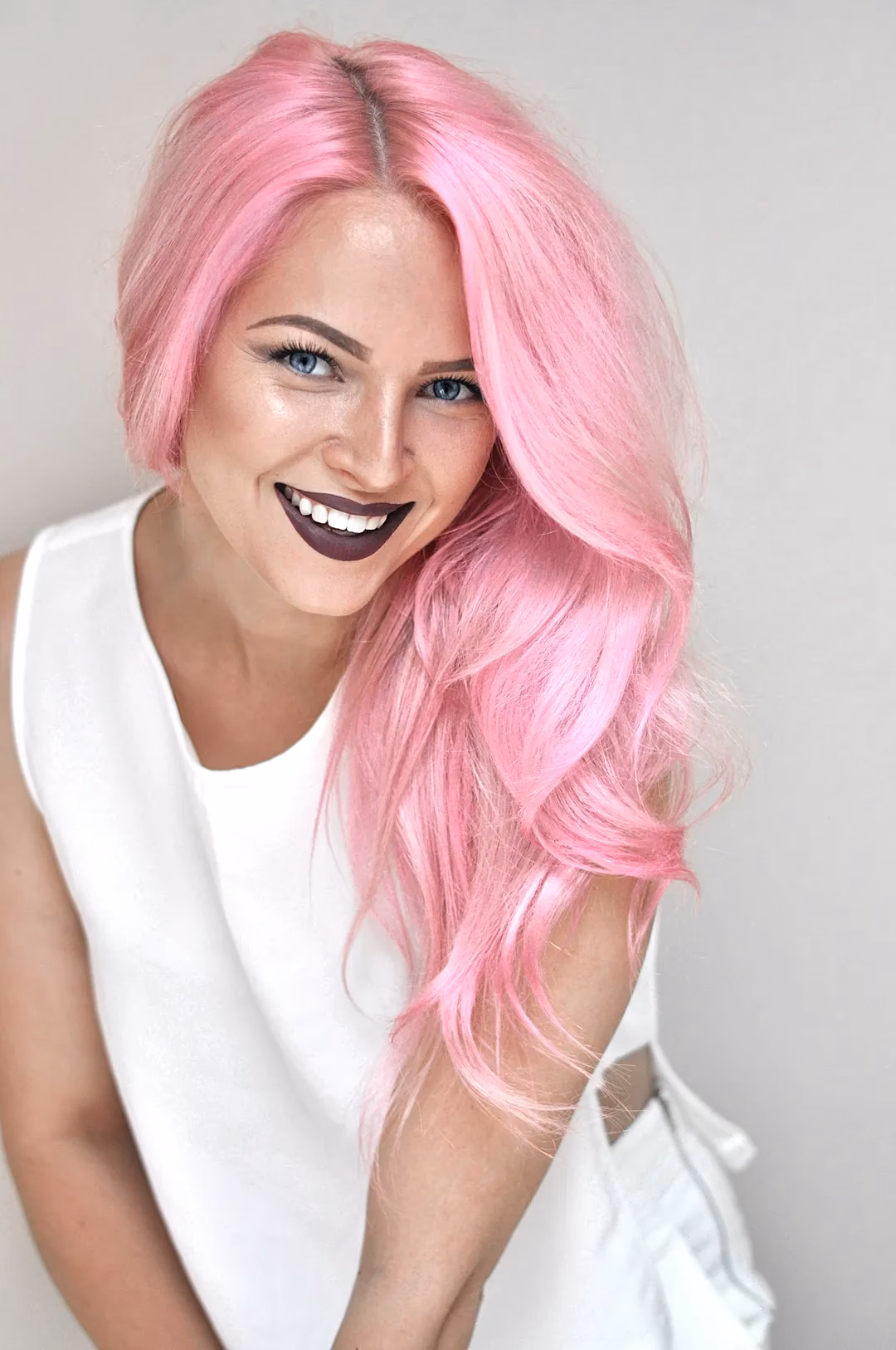 Is pastel pink hair trending?