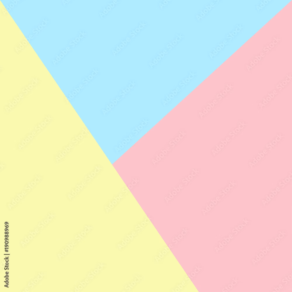 What color is blue yellow & pink pastels?