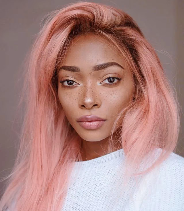 How to wear pastel pink hair color?