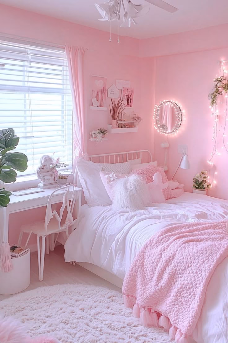 What is pink room decor?