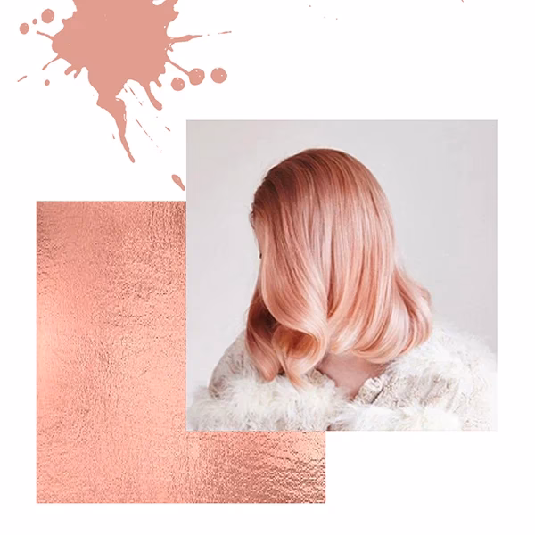 What is a pearled Rose Gold hairstyle?