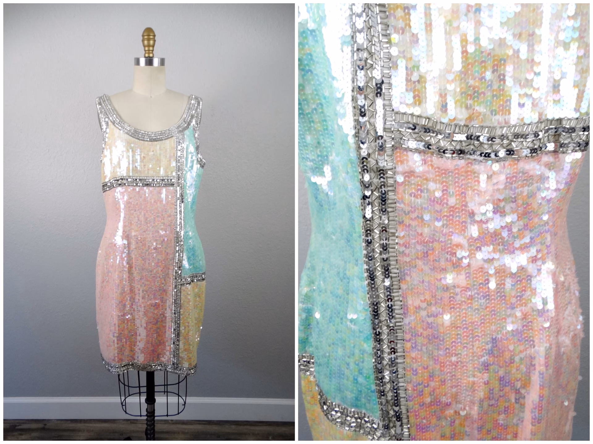 What is a sequin tassel dress?