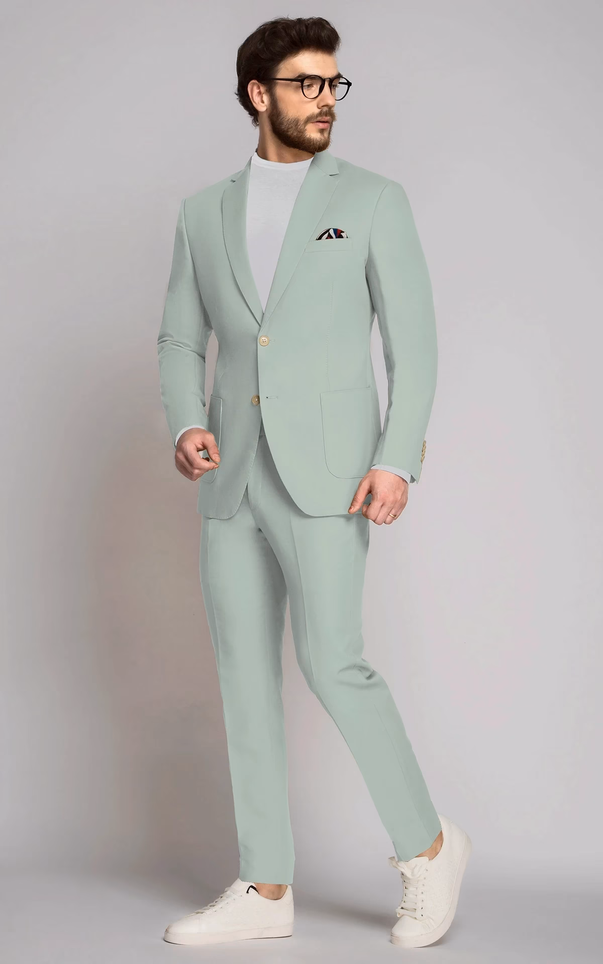 Where can you wear a pastel suit?