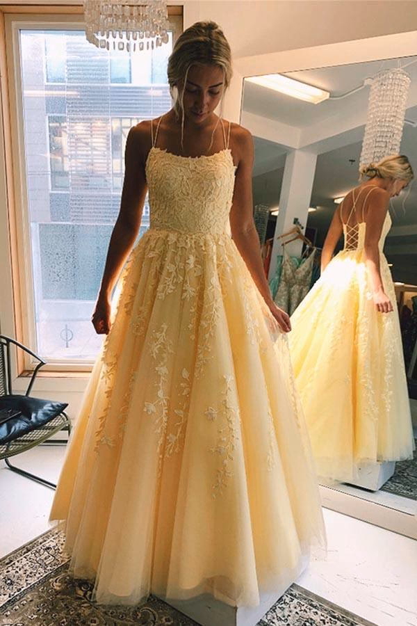 Where can I buy a yellow formal dress?