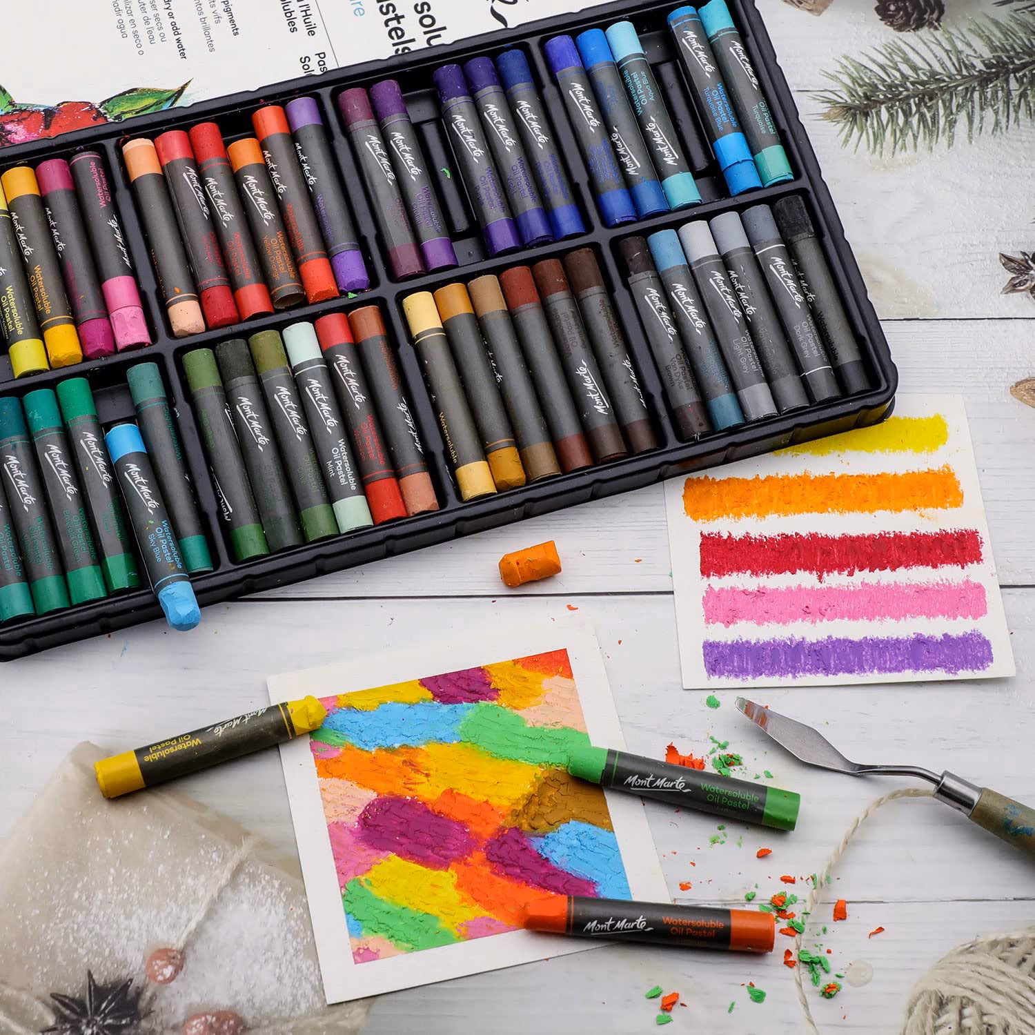 ¿Cuál es la superficie ideal para los pasteles al óleo?