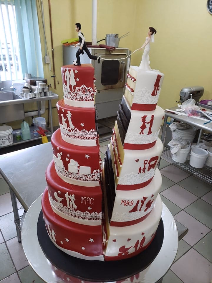 ¿Cuáles son los diferentes tipos de pasteles de boda?