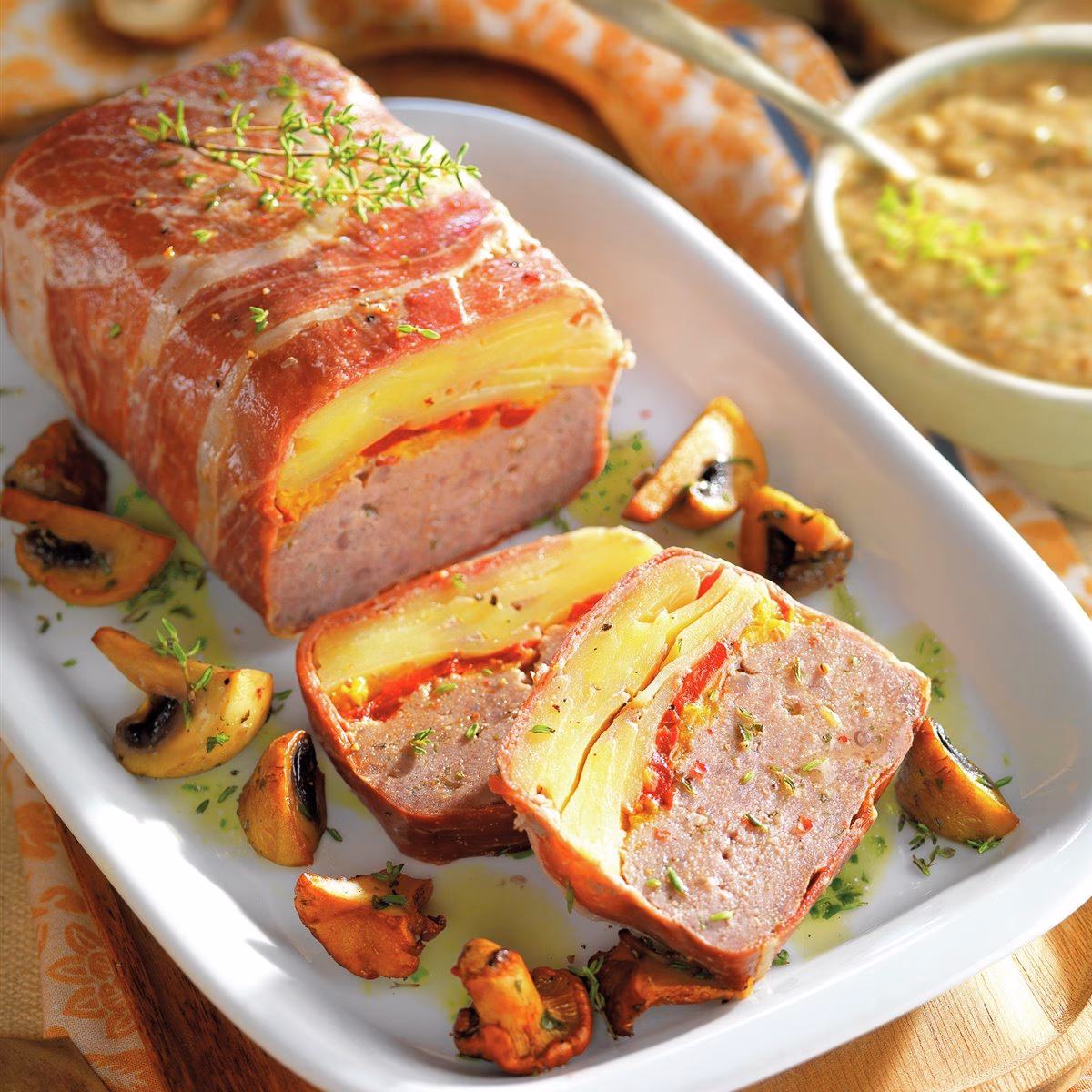 ¿Cómo preparar el relleno de jamón y queso cremoso?