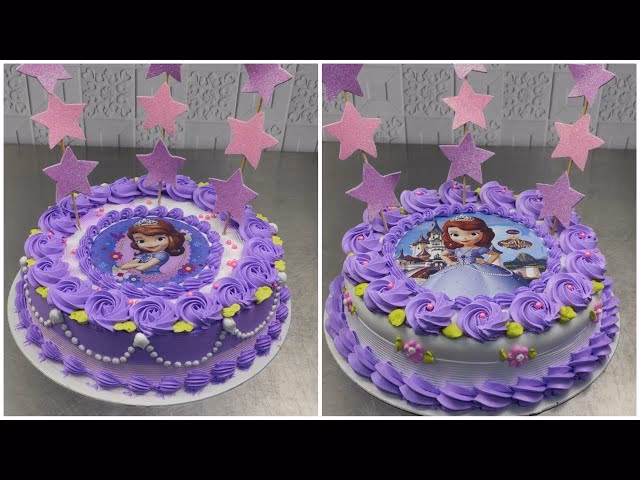 ¿Qué decoraciones se pueden poner a los pasteles de la princesa Sofía?