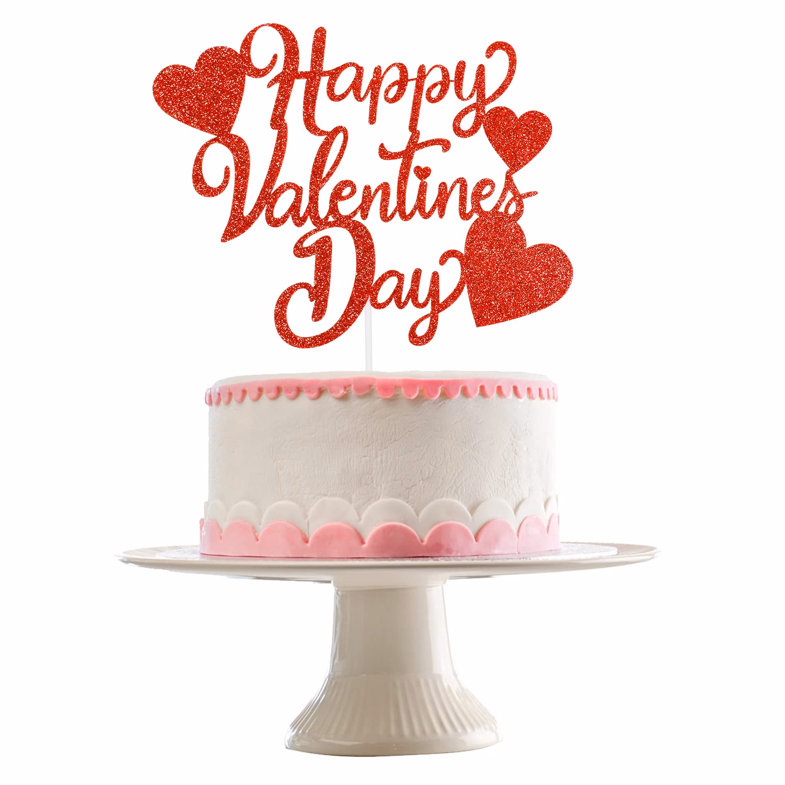 ¿Qué pastel de San Valentín ofrece detalles elegantes?