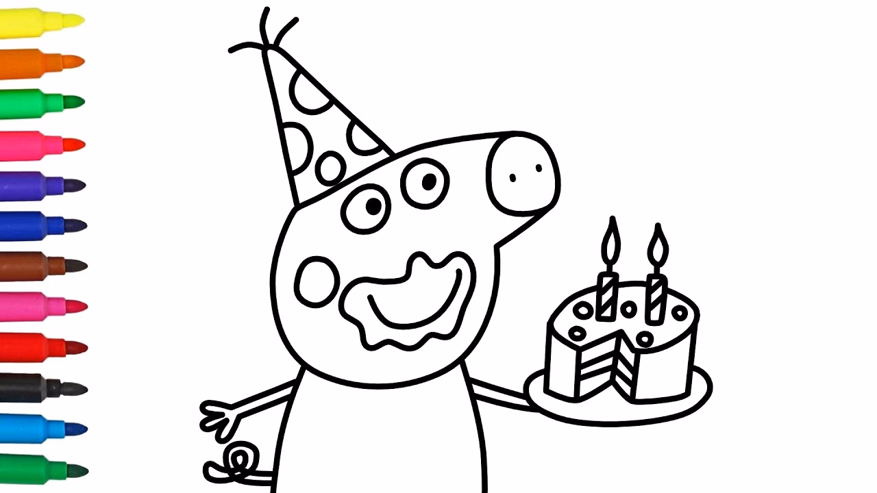 ¿Qué son los dibujos para colorear de Peppa Pig?