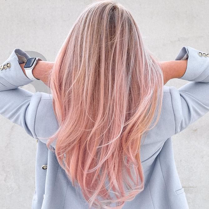 Are pink highlights a good color for your hair?