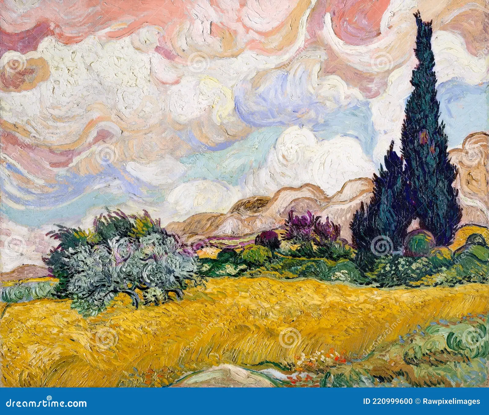 ¿Qué experimentó Vincent en los campos de trigo?
