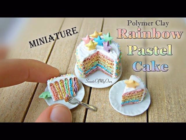 How do you make a cake with clay?