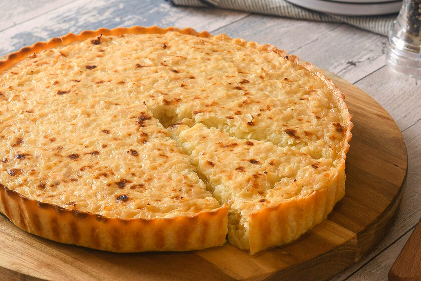 ¿Qué es la tarta de cebolla y queso?
