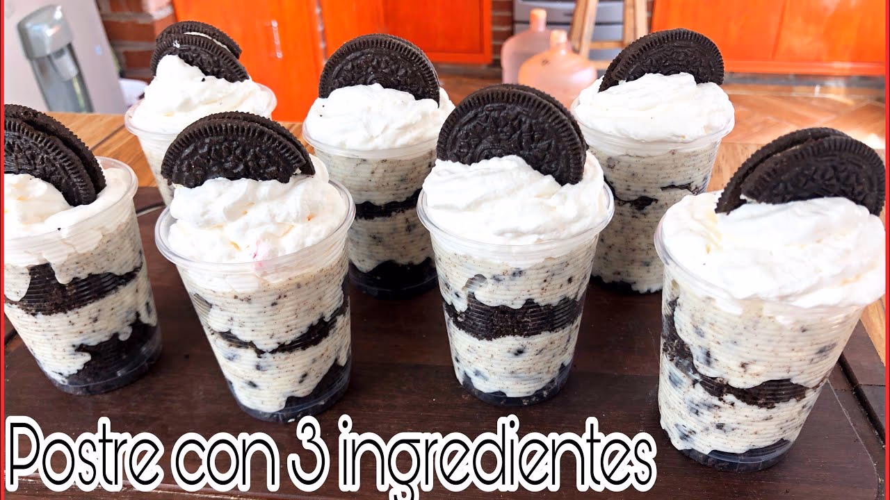 ¿Cómo hacer un postre de oreo?