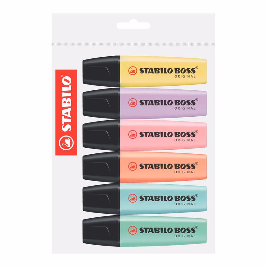 ¿Qué características tienen los resaltadores de colores pastel?