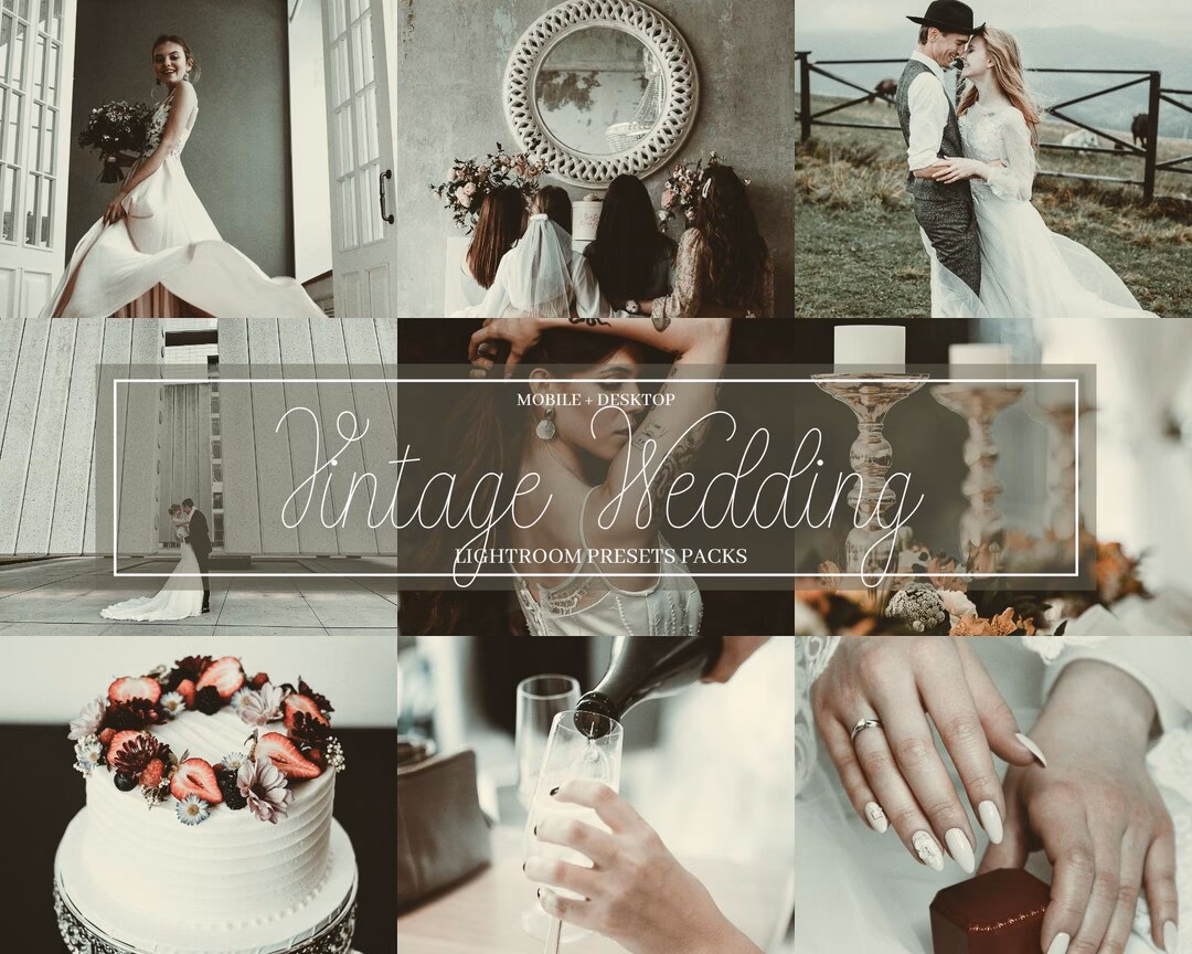 ¿Qué ajustes preestablecidos de boda ofrece Lightroom?