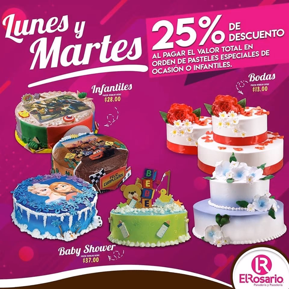 ¿Cómo se pueden presentar los pasteles?
