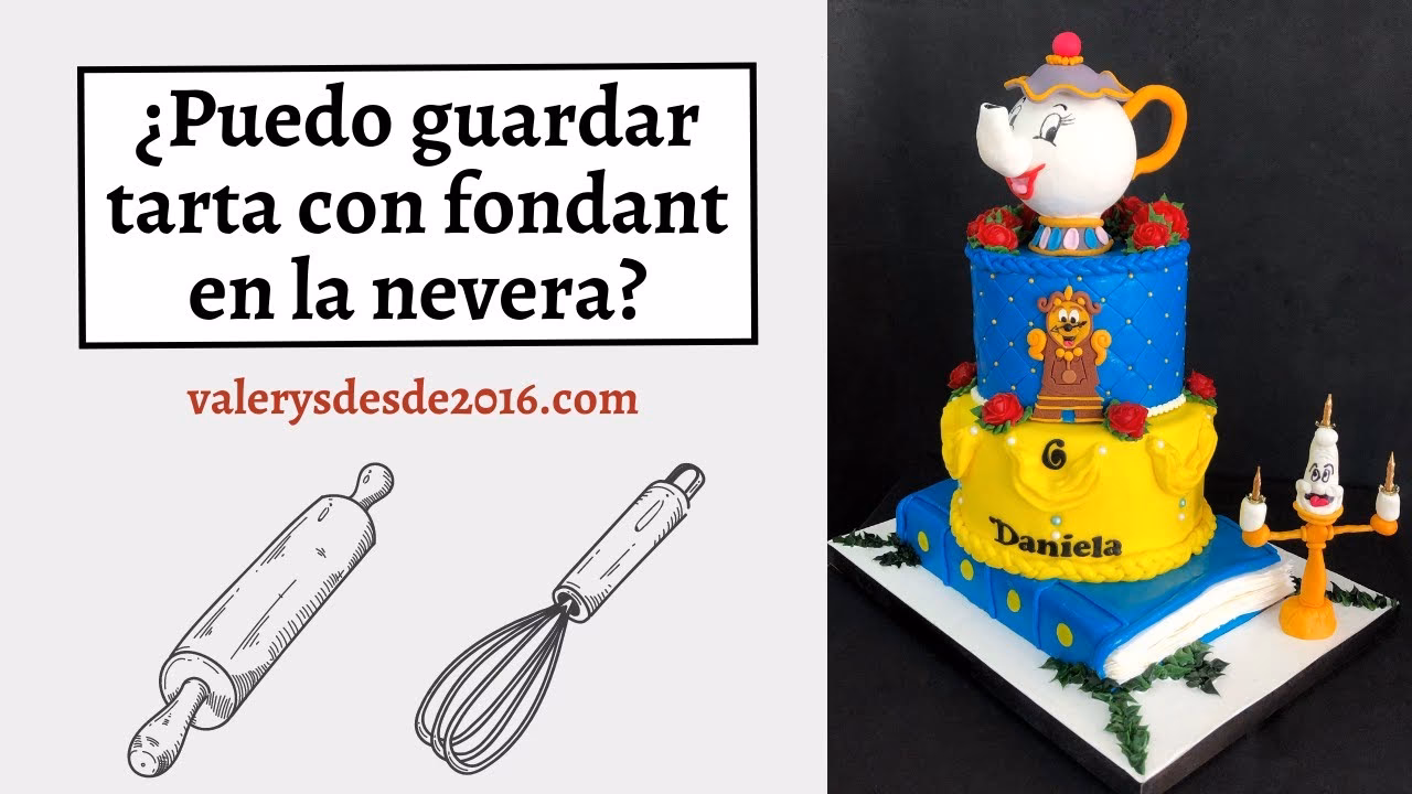 ¿Se puede refrigerar una torta o un pastel cubierto con fondant?
