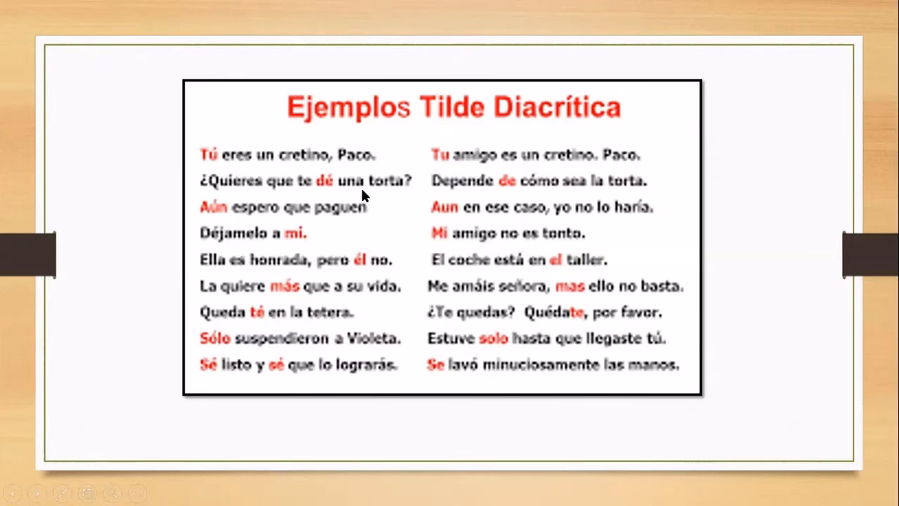 ¿Cuáles son los ejemplos de oraciones con “que” sin tilde?