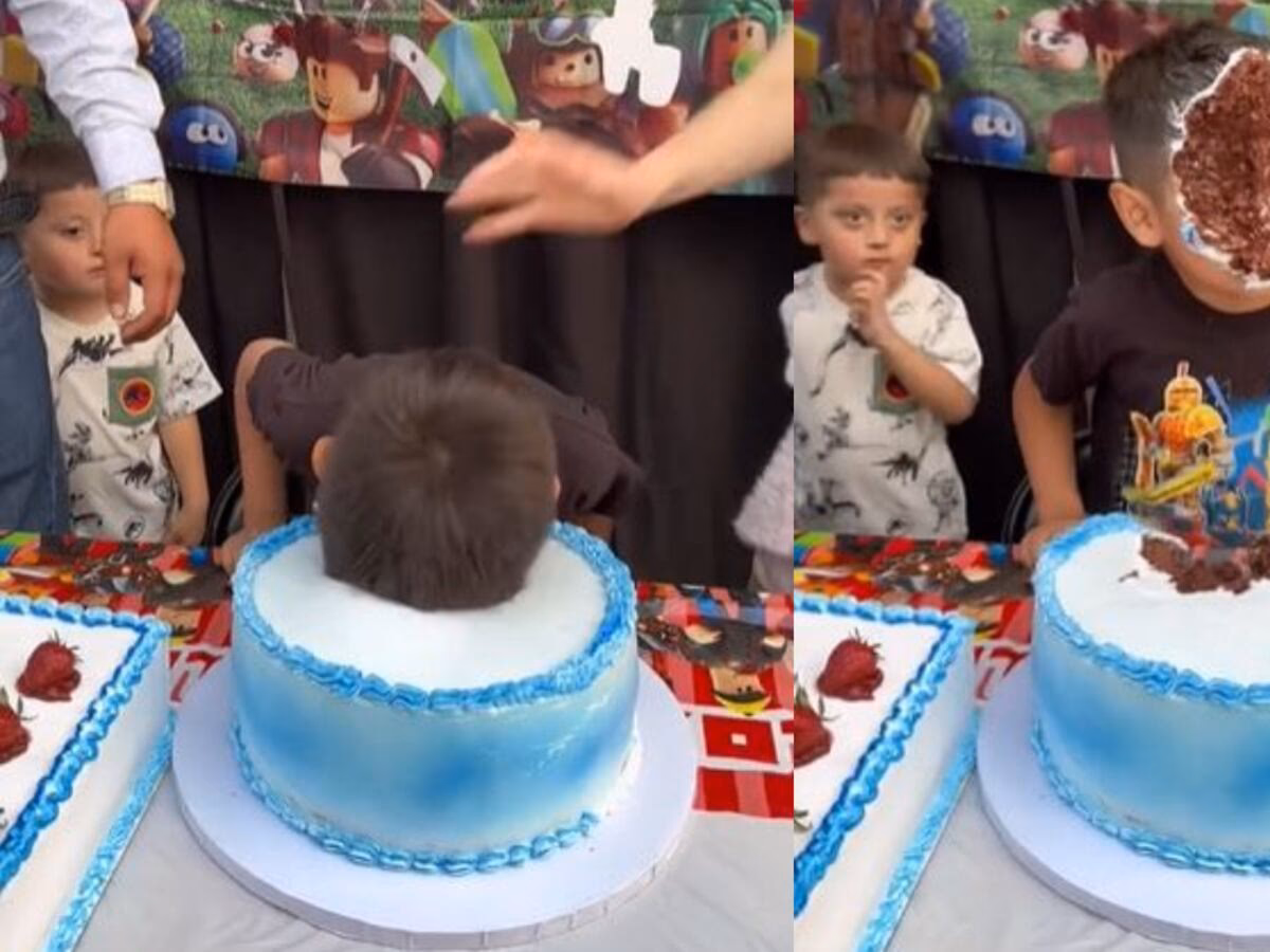 ¿Qué hacer cuando los niños están alrededor de la mesa mirando la torta?