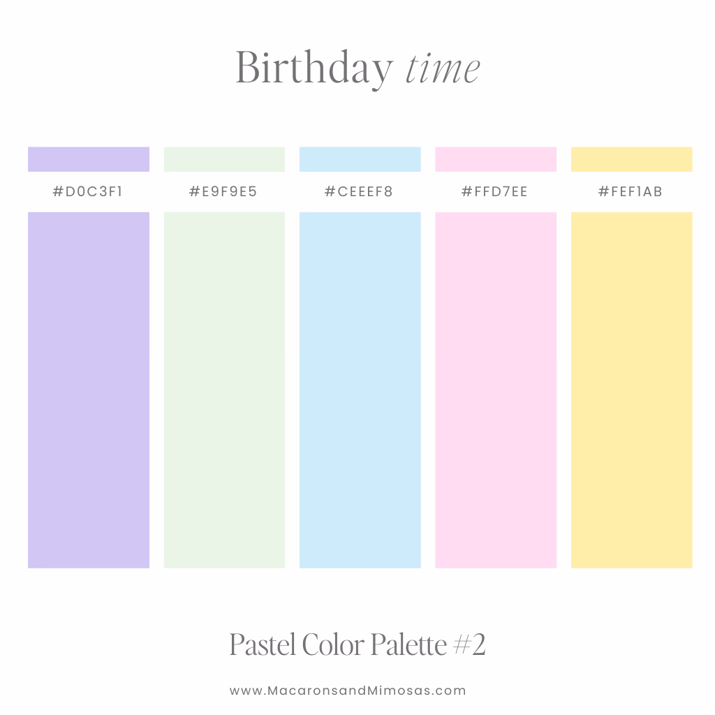 What is a pastel Rainbow?