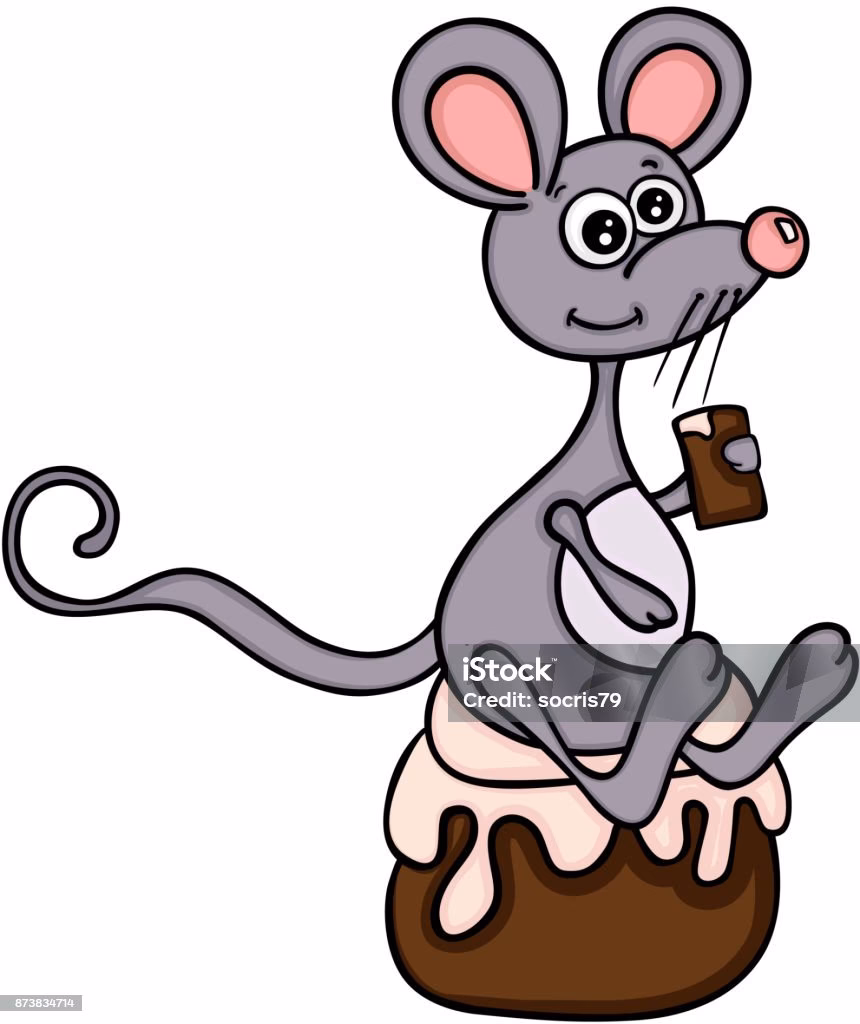 ¿Qué le pasó a un ratón que comía de un pastel?