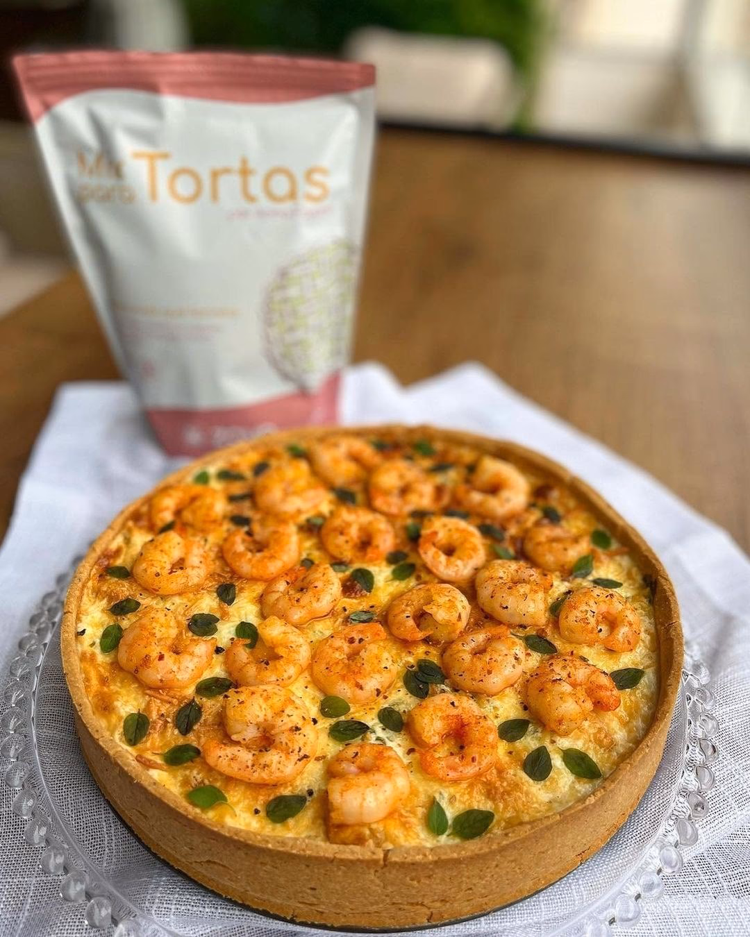 Qual o valor de uma torta salgada de camarão?