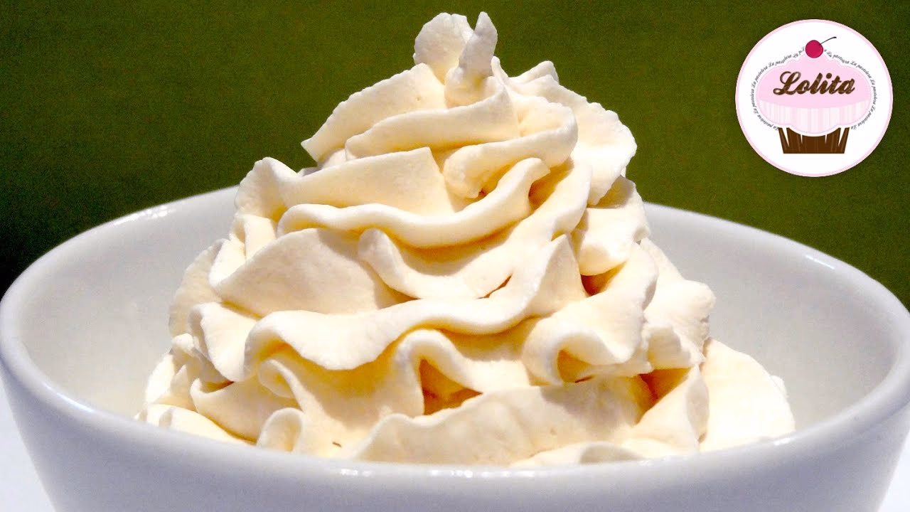 ¿Cómo hacer crema chantilly de chocolate?