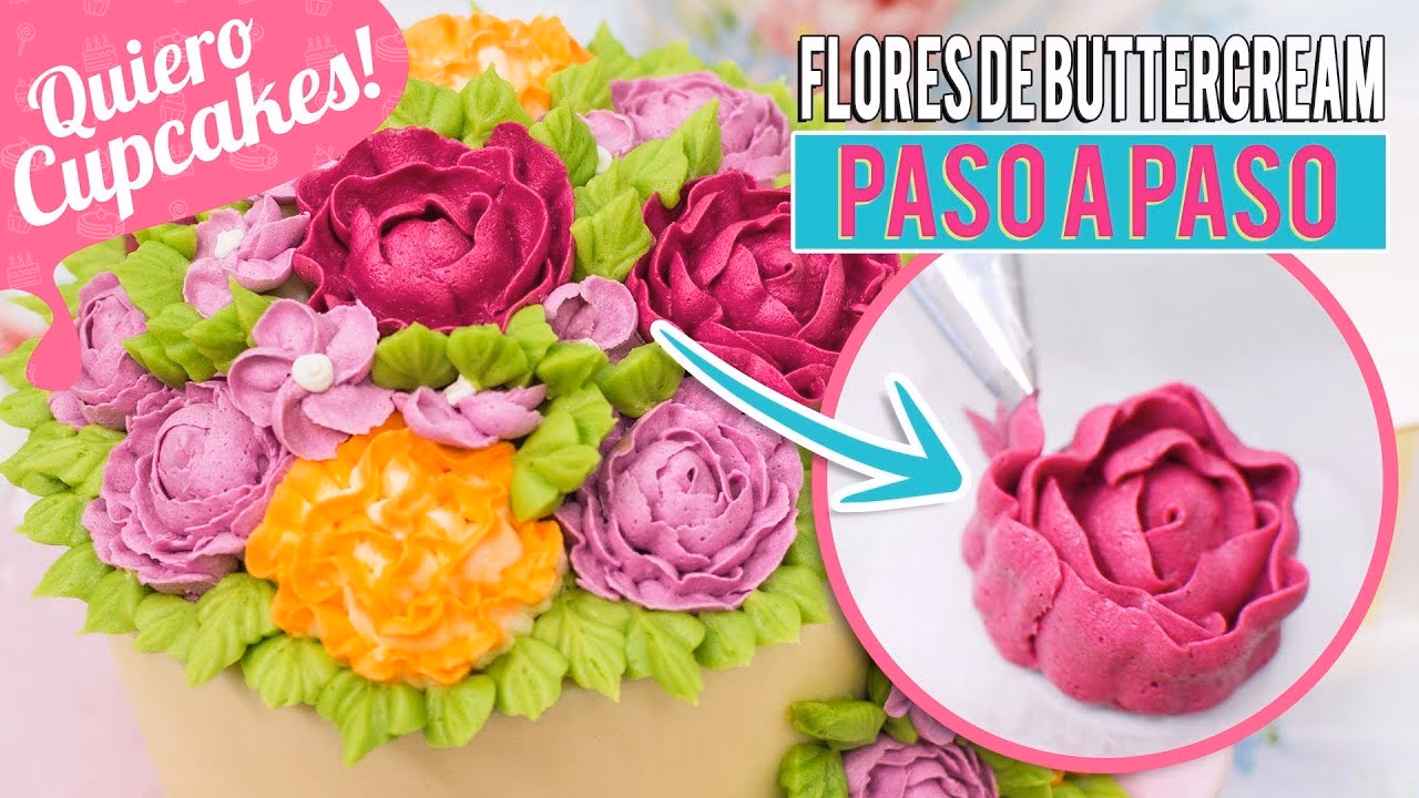 ¿Cómo hacer una tarta decorada con flores?