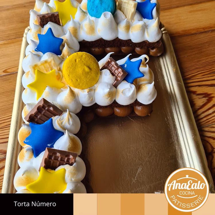 ¿Cuántos huevos tiene una torta de 2 números?