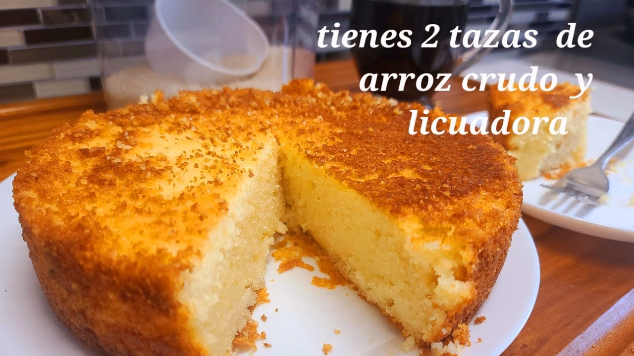 ¿Cómo hacer un pastel con harina de arroz no aglutinante?