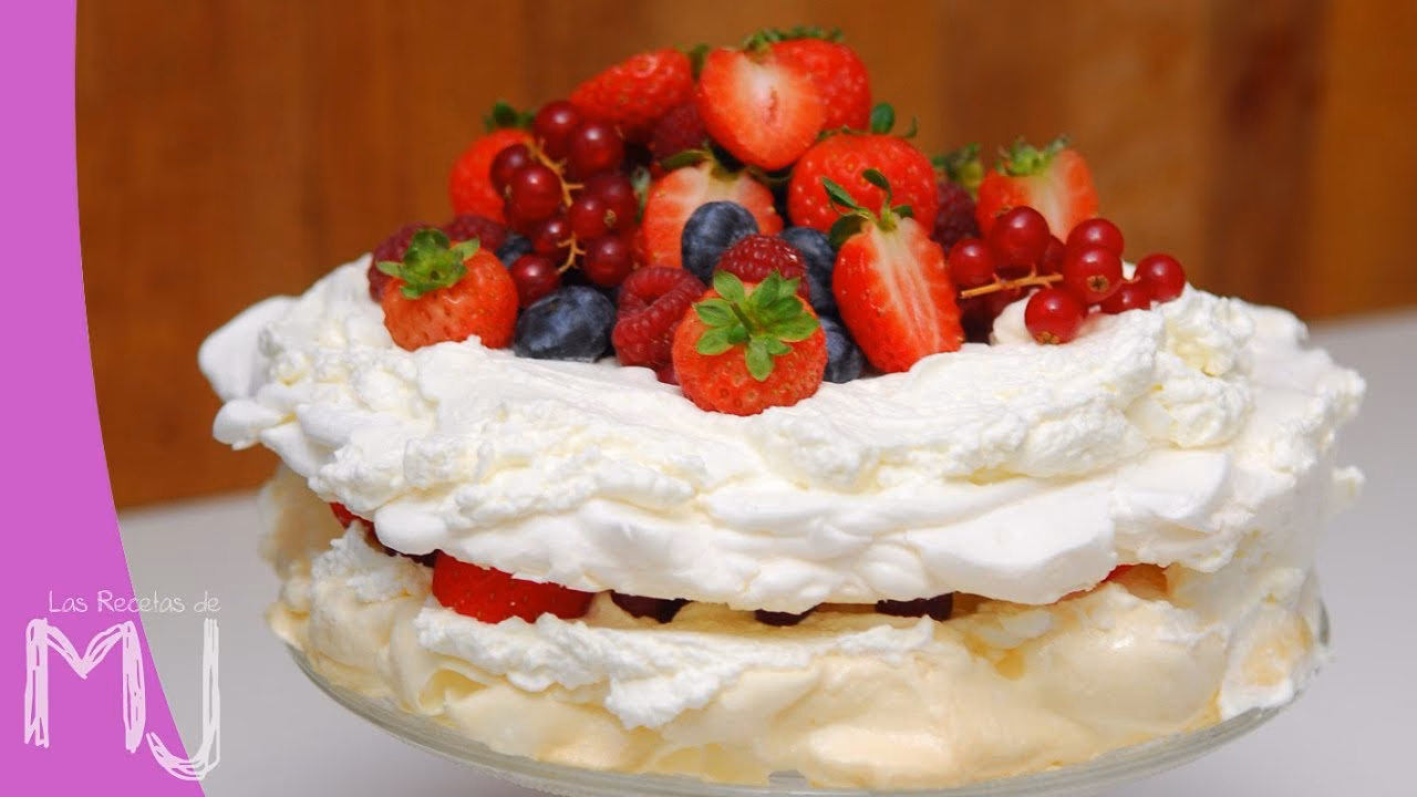 ¿Cómo se prepara la Pavlova?