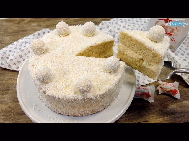 ¿Cómo hacer un bizcocho Raffaello?