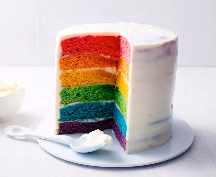 ¿Cómo hacer un pastel Arcoiris?