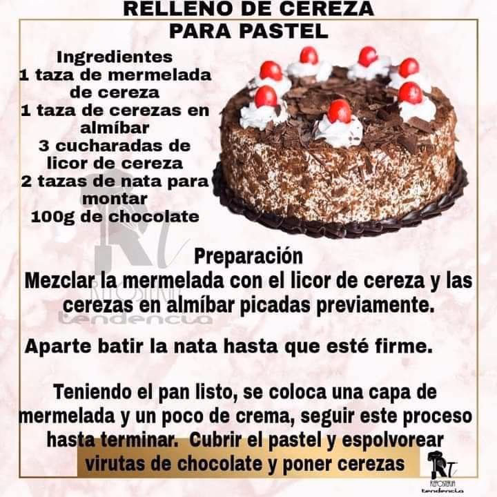 ¿Cuáles son los ingredientes de un pastel?
