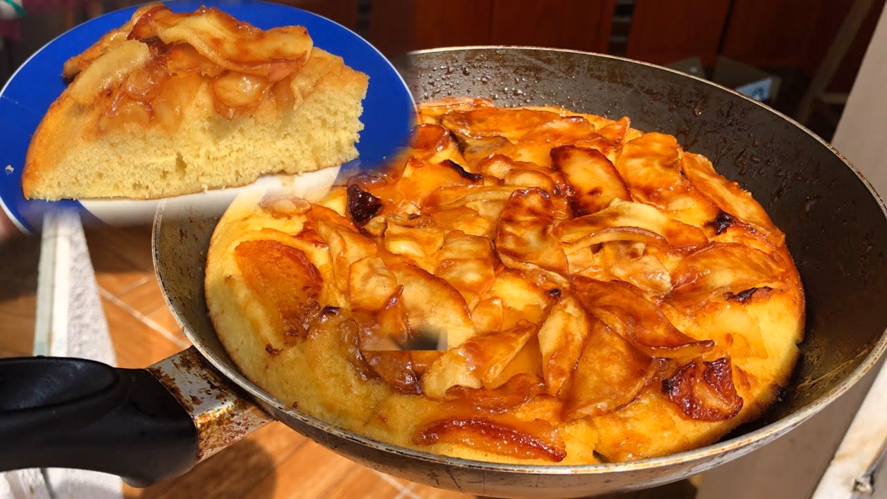 ¿Cómo cocinar manzanas en la sartén?