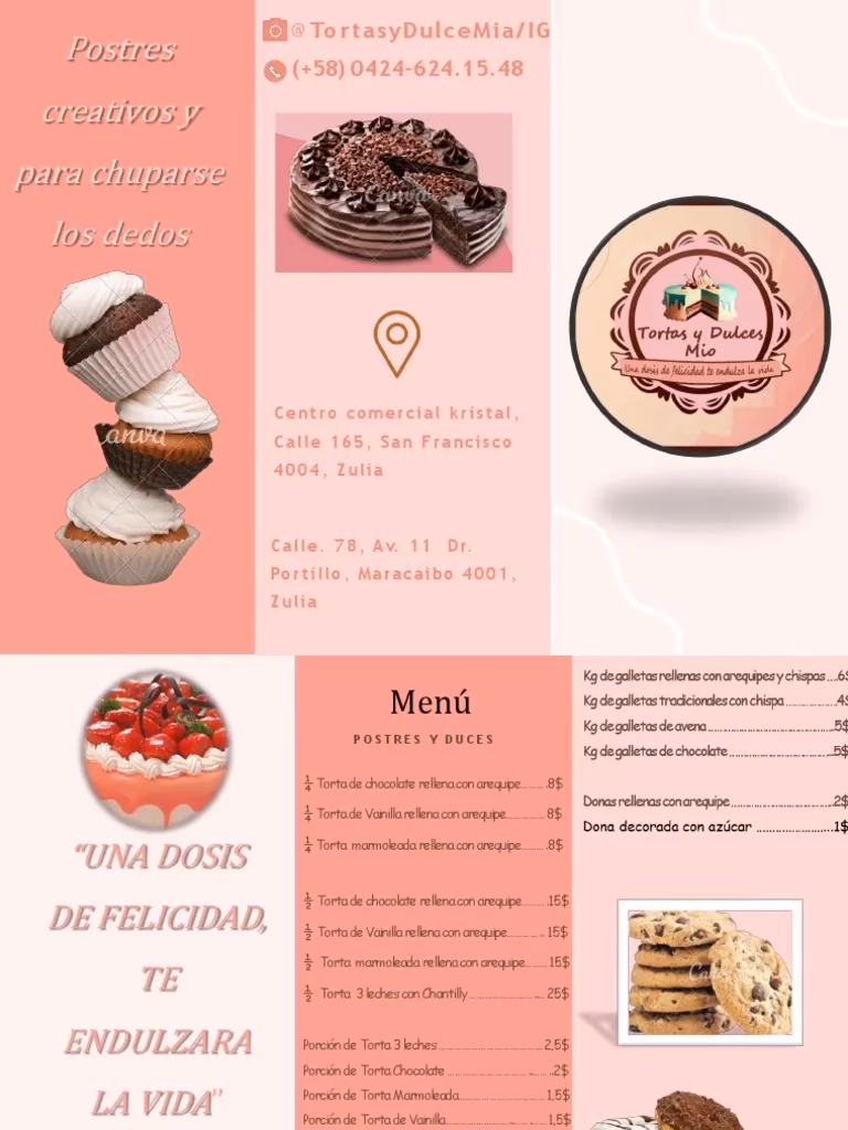 ¿Cuáles son los productos de la pastelería?