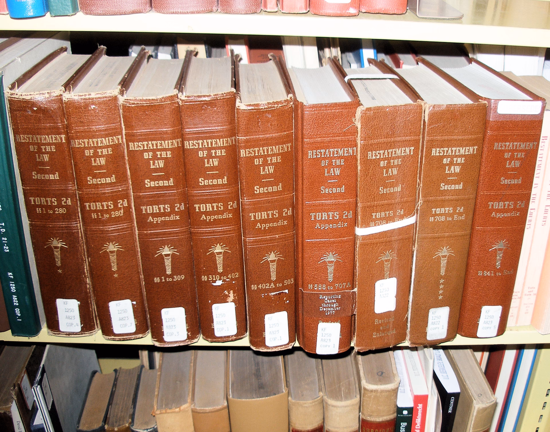 What are the revisions of restatement of torts?