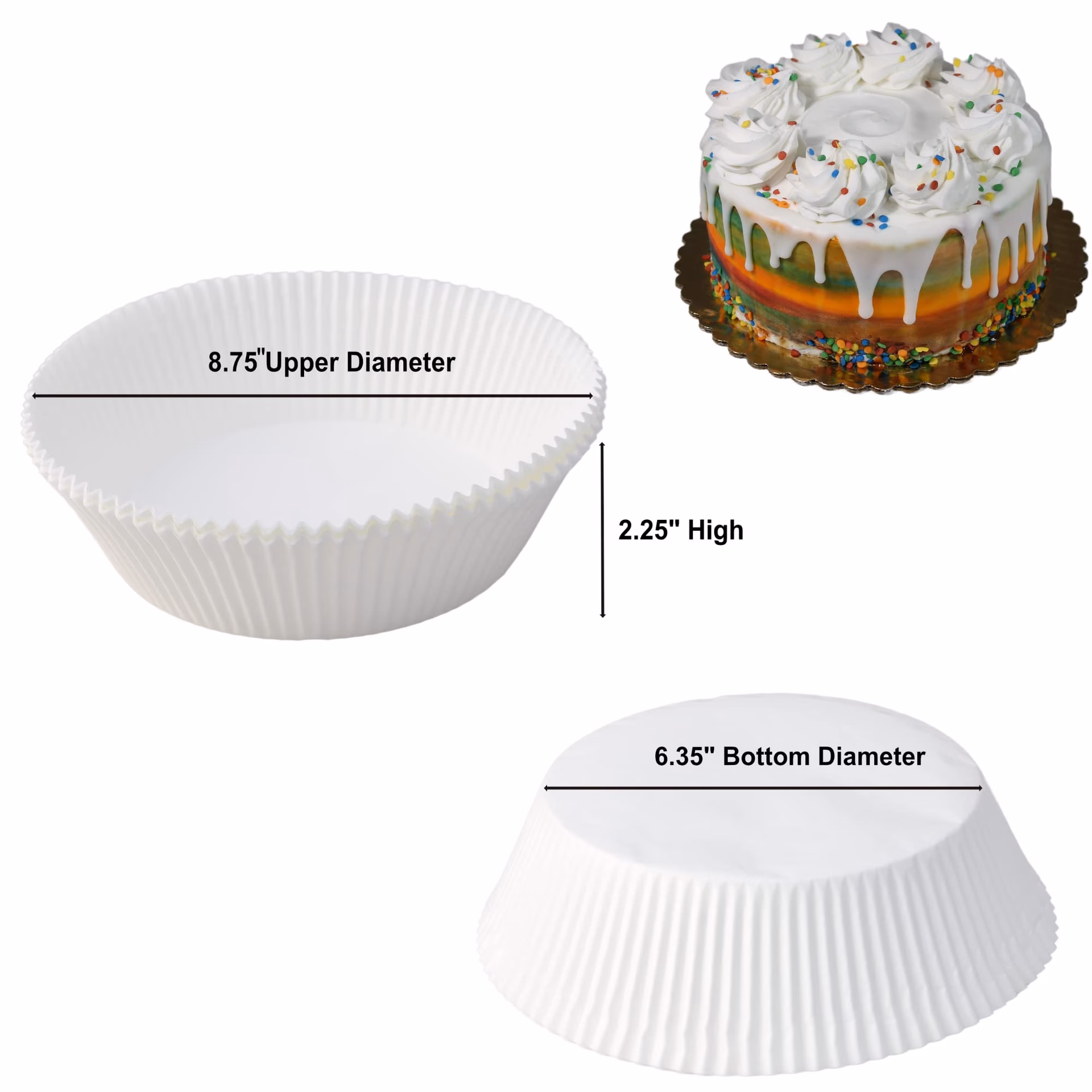 ¿Cuáles son los detalles finales de una torta?