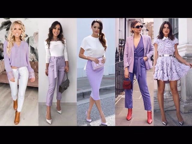 ¿Cómo combinar el lavanda con un look elegante?