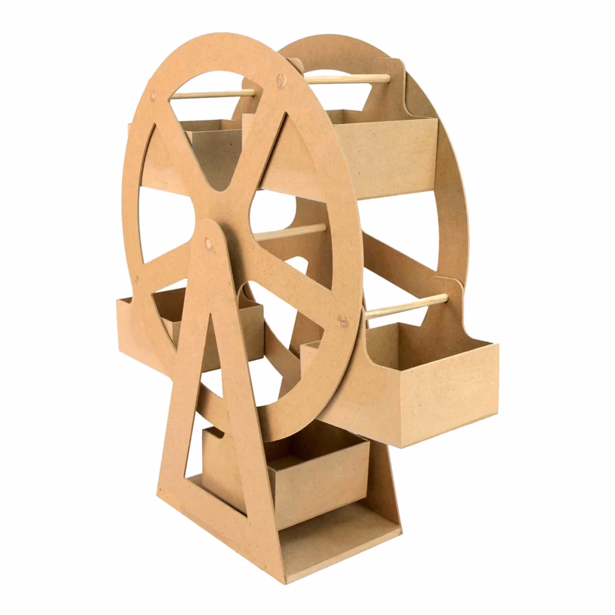 ¿Qué características tiene el adorno base rueda de la fortuna?