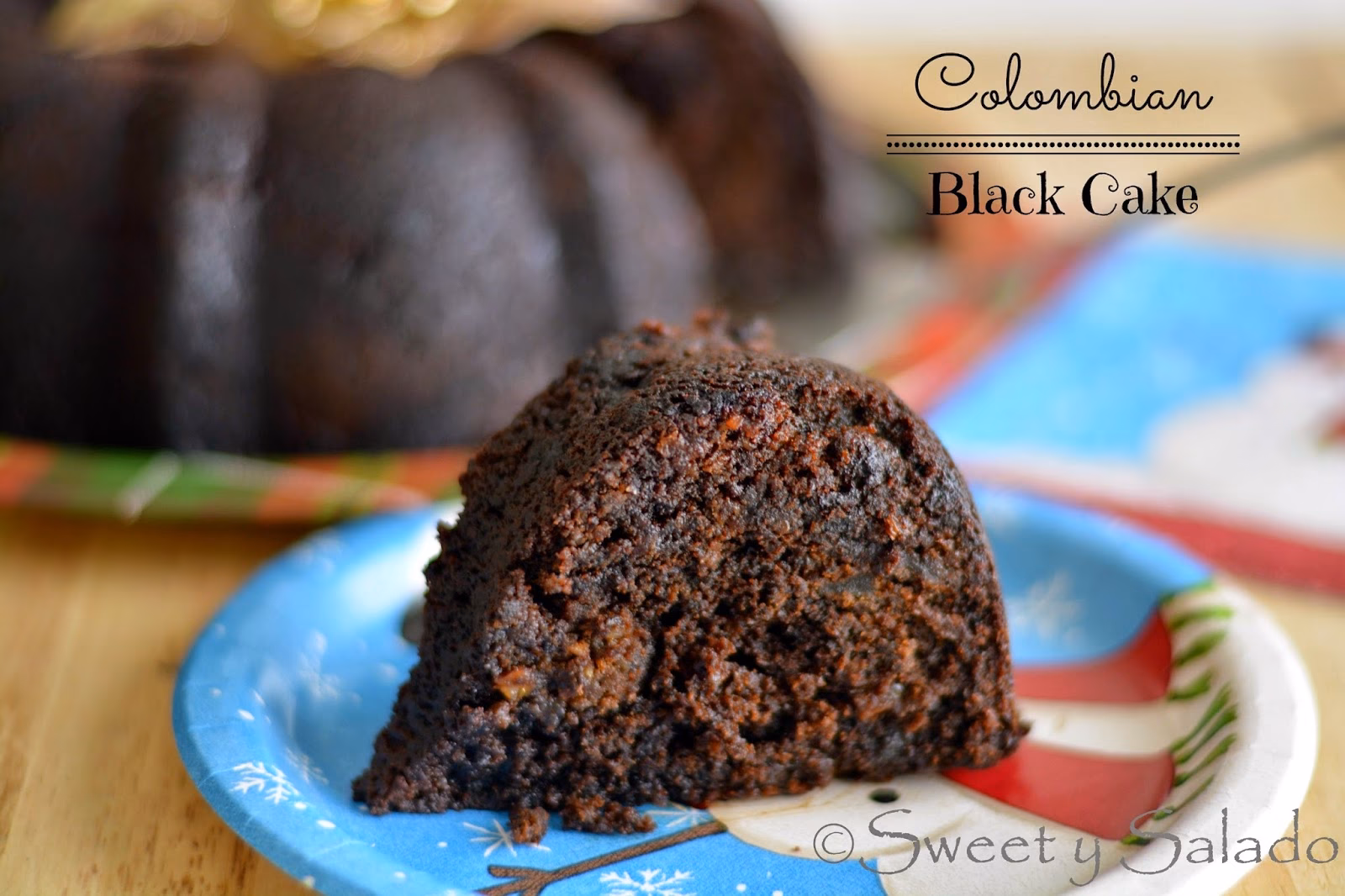 ¿Qué es la torta negra en Navidad?