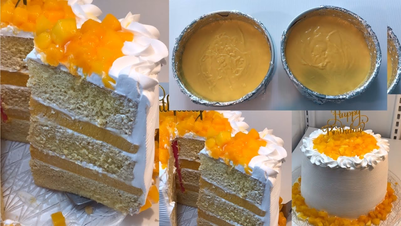 ¿Cómo hacer el relleno de la tarta de mango?