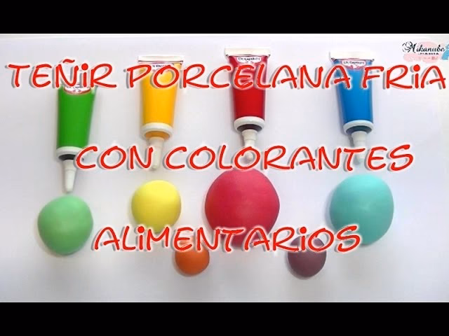 ¿Cómo pintar o teñir porcelana fría?