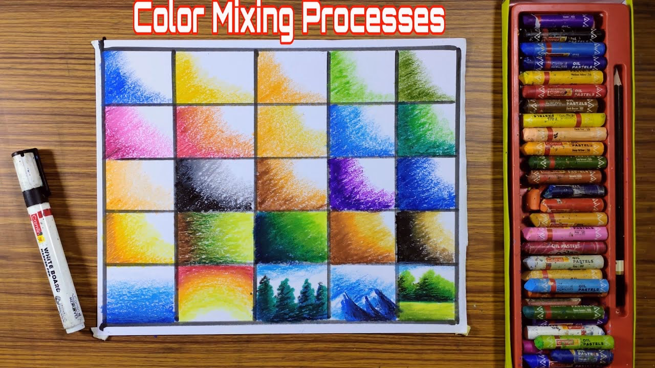 What are oil pastels?