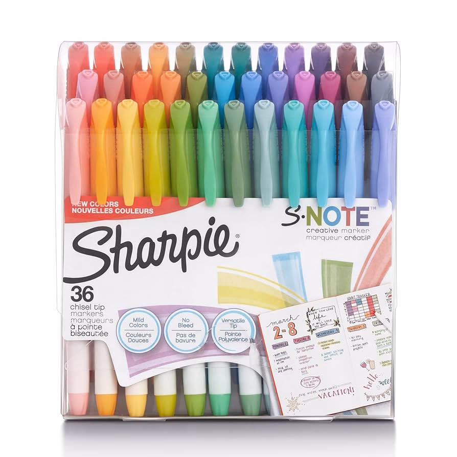 ¿Qué ofrece el set de marcadores Sharpie tropical?