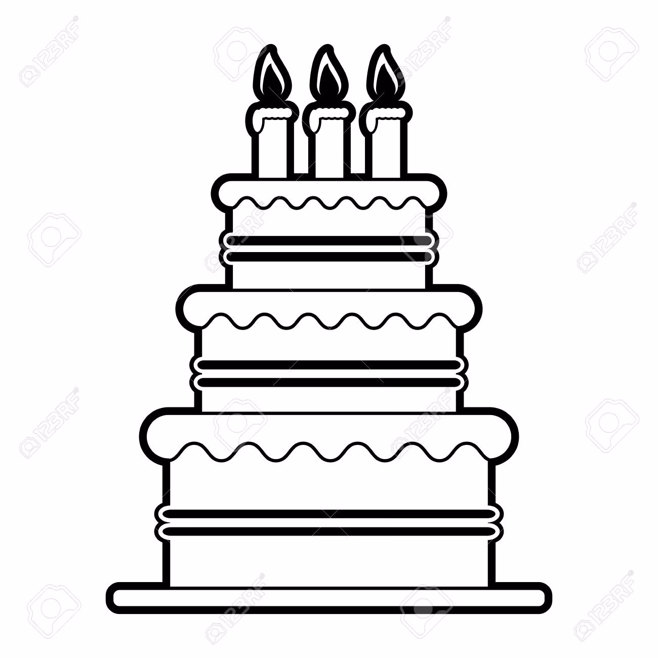 ¿Cuántas fotografías e imágenes de stock hay sobre pastel de silueta?